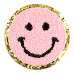 Fuzzy Smiley Sticker Patch - Denny's