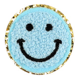 Fuzzy Smiley Sticker Patch - Denny's