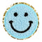 Fuzzy Smiley Sticker Patch - Denny's