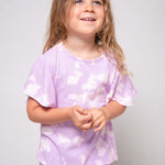 Orchid Petals Wild Flower Flutter Sleeve Tee - Denny's