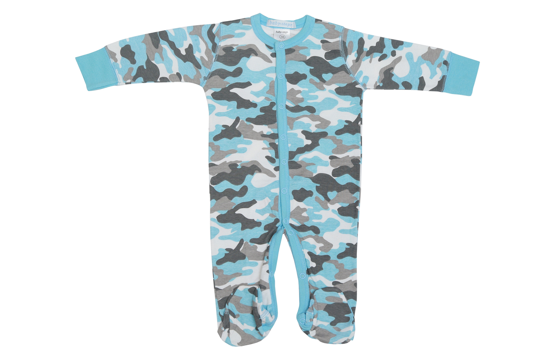 Footie Blue Camo - Denny's