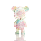Pastel Tie Dye Bear Fan - Denny's