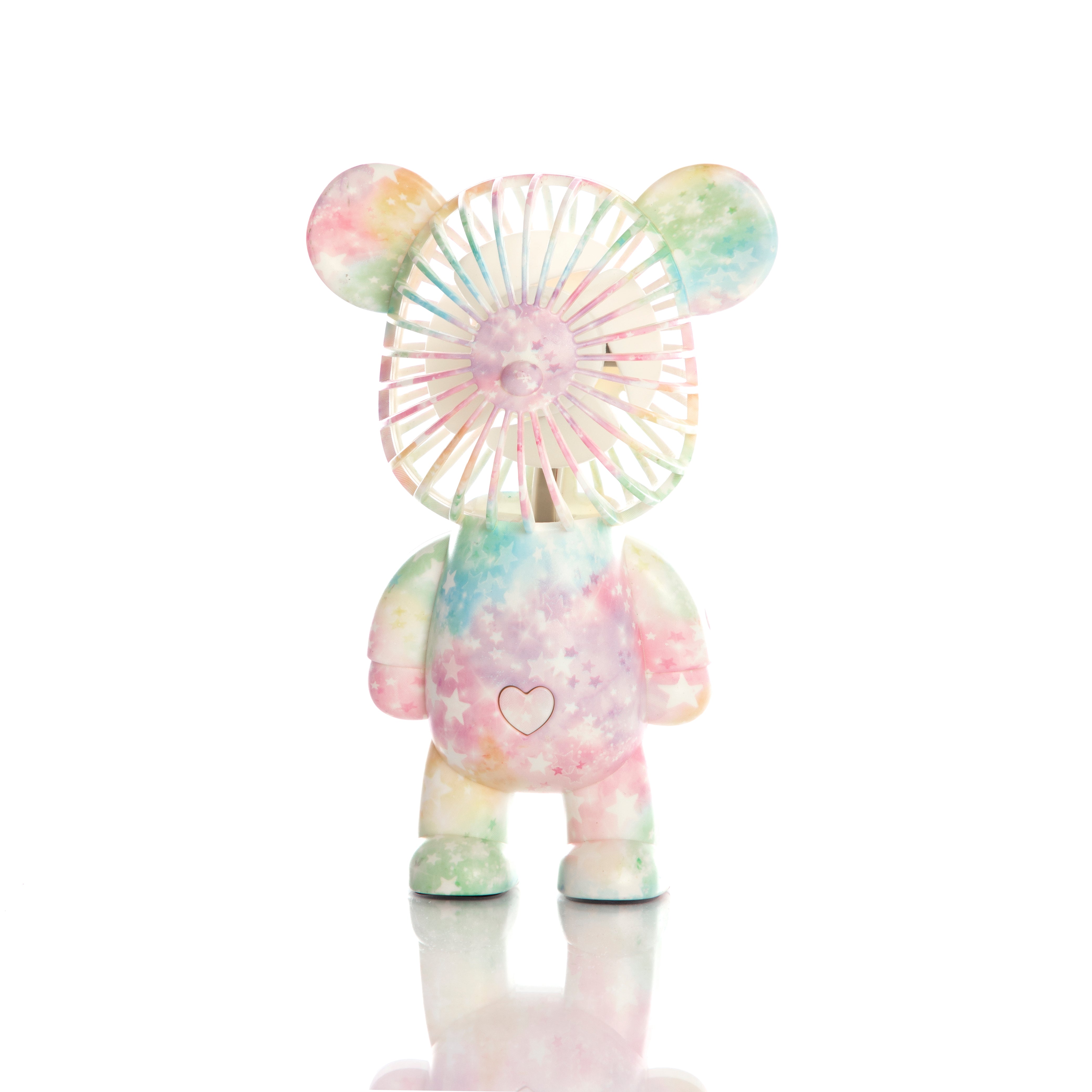 Pastel Tie Dye Bear Fan - Denny's