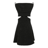 Samantha Lurex Knot Front Dress - Denny's