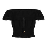 Off The Shoulder Crochet Top - Denny's