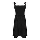 Tie Shoulder Smock Dress - Denny's