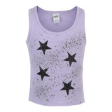 Black Stars & Black Spray Paint Tank - Denny's