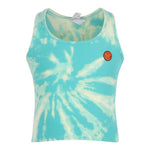 Orange Smiley Bleach Tank - Denny's