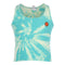 Orange Smiley Bleach Tank - Denny's