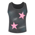 Pink Stars & Splatter Tank - Denny's