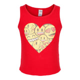 Smiley Heart Rib Tank - Denny's