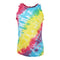 Tye Dye Rib Ruffle Tank Top - Denny's