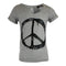 Short Sleeve Tee with Black Peace - Denny's