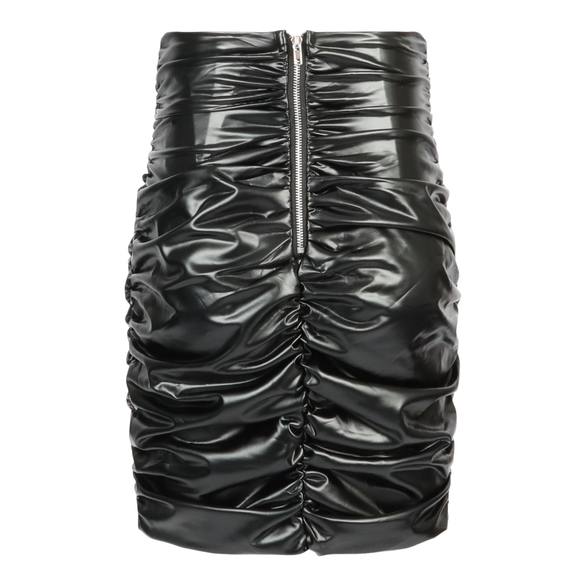 Sasha Cinch Pleather Skirt - Denny's