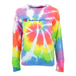 Multi Tie Dye Boyfriend Logo Crew Sweatshirt - Denny's
