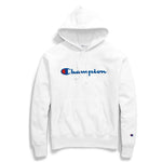 Reverse Weave Chenille Script Hoodie - Denny's