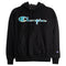 Reverse Weave Script Applique Hoodie - Denny's