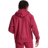 Reverse Weave Felt Script Hoodie - Denny's