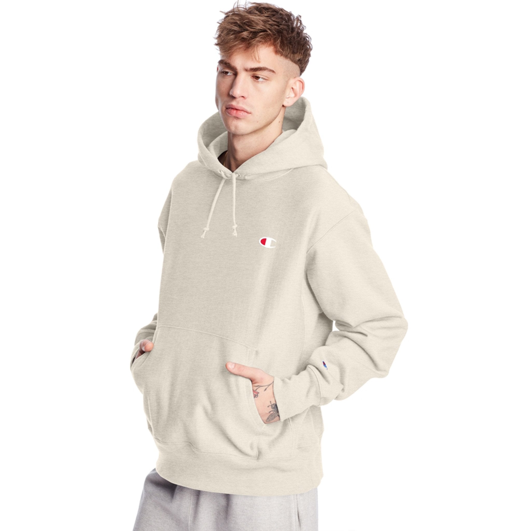 Reverse Weave Small C Hoodie - Denny's
