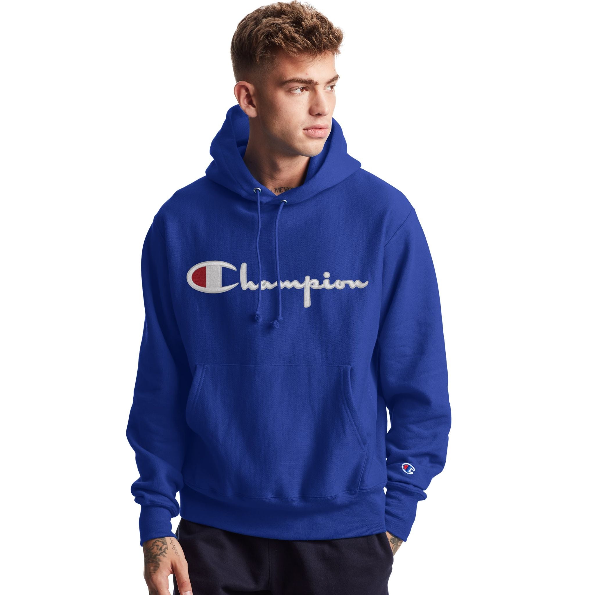 Reverse Weave Script Hoodie - Denny's