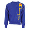 Reverse Weave Oversized Flock Script Crew - Denny's