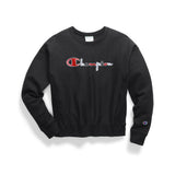 3 Color Script Reverse Weave Crew - Denny's