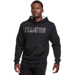 Camo Applique Powerblend Hoodie - Denny's