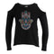Long Sleeve Cold Shoulder with Hamsa Hand - Denny's