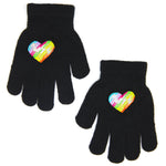 Metallic Heart Gloves - Denny's