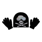 Skull Beanie and Glove Set - Denny's