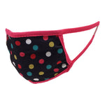 Girls 5 Pack Face Mask Red Heart Assorted Prints - Denny's
