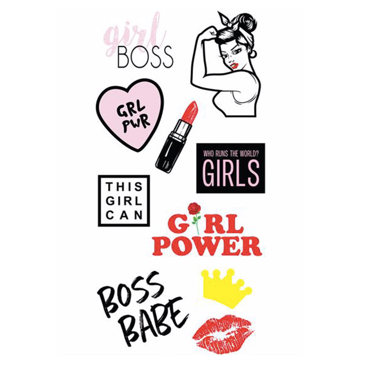 Girl Power Stickers - Denny's
