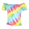 Rainbow Short Sleeve Smock Top - Denny's