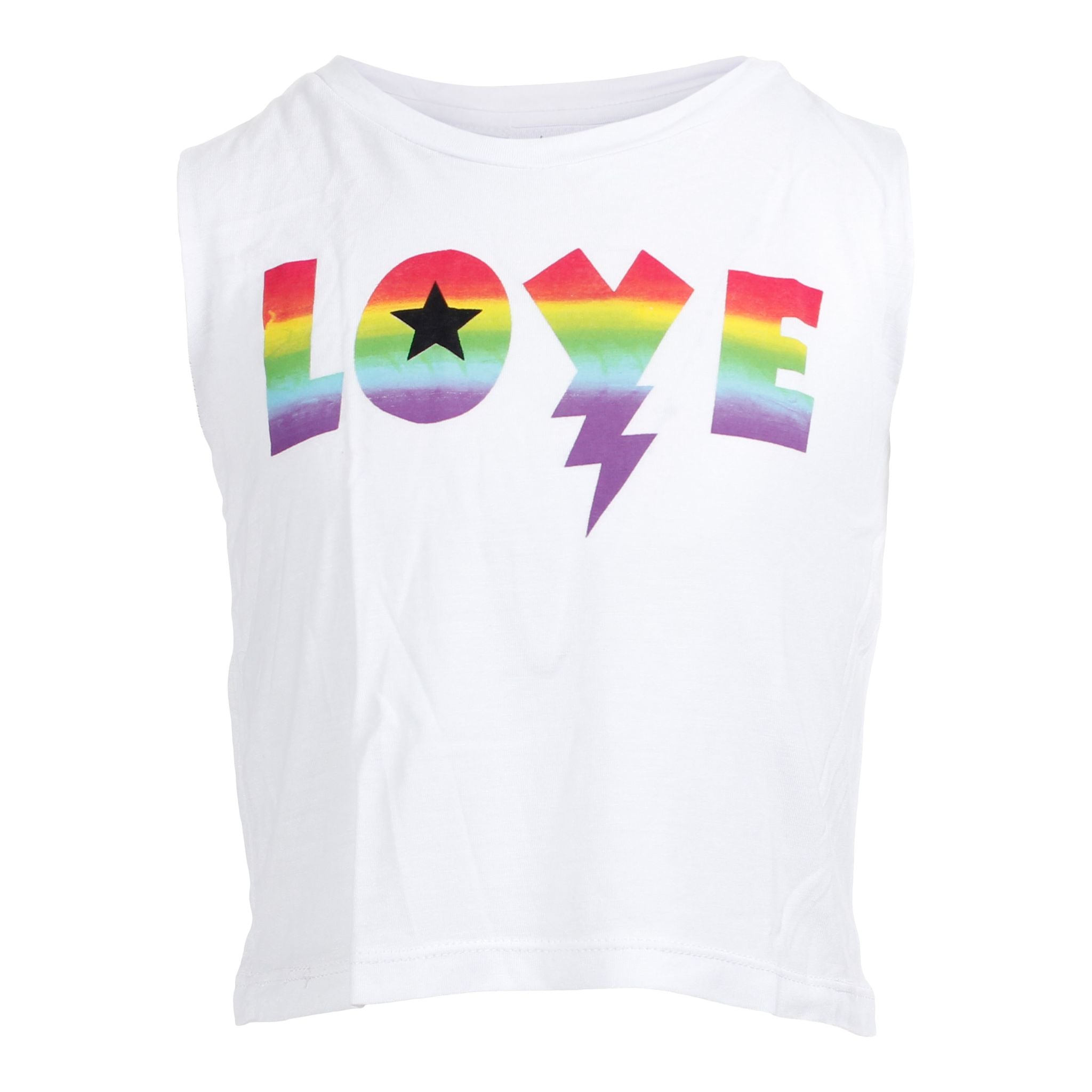 Muscle Tank with Ombre Love Bolt - Denny's