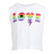 Muscle Tank with Ombre Love Bolt - Denny's