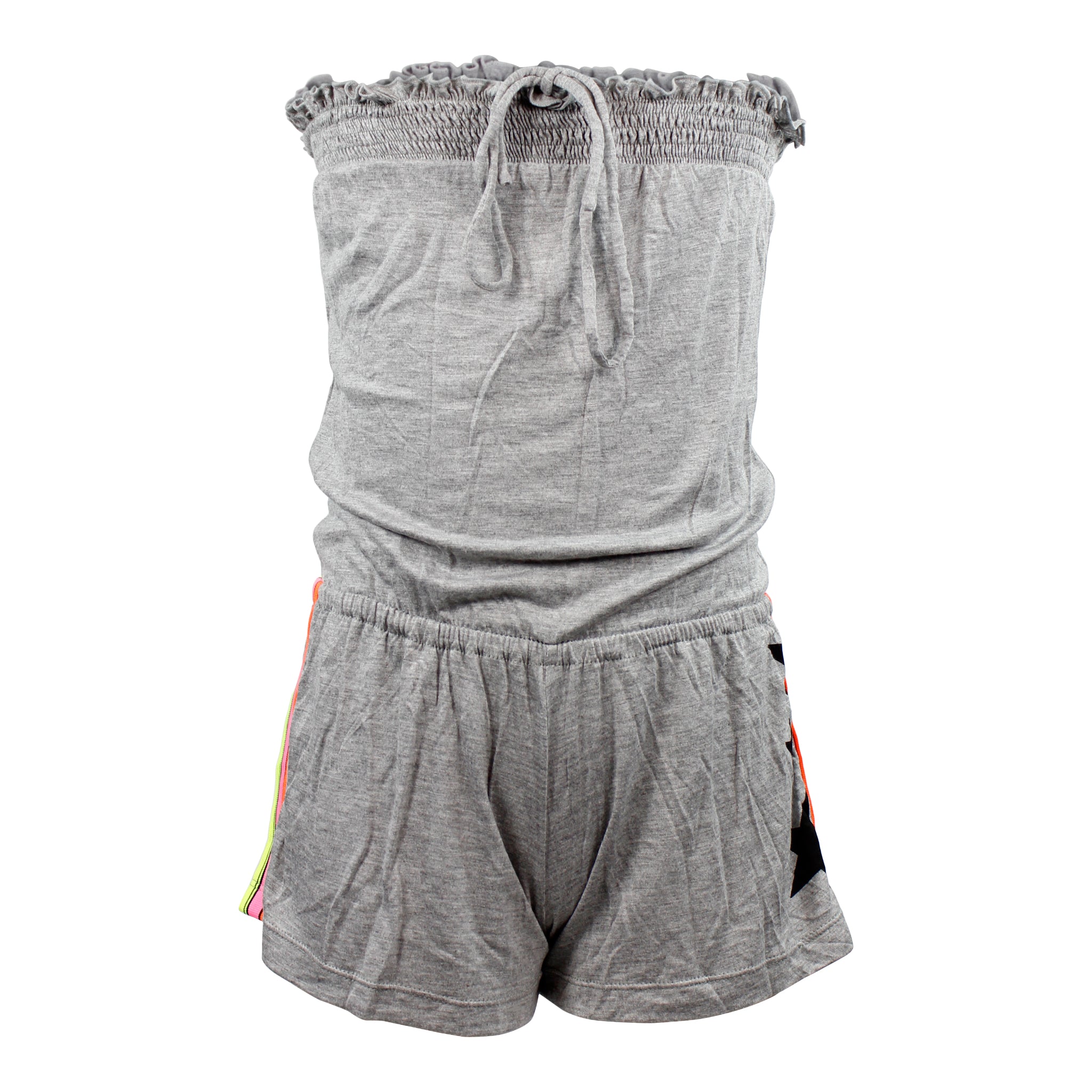 Romper Neon Taping w Blk Stars - Denny's