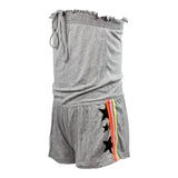 Romper Neon Taping w Blk Stars - Denny's