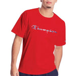 Champion Tie Dye Logo Tee - Denny's