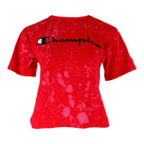 S/S Bleached Crop LogoTee - Denny's