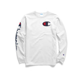 Heritage Long Sleeve Tee with Big C and Script Down Arm - Denny's