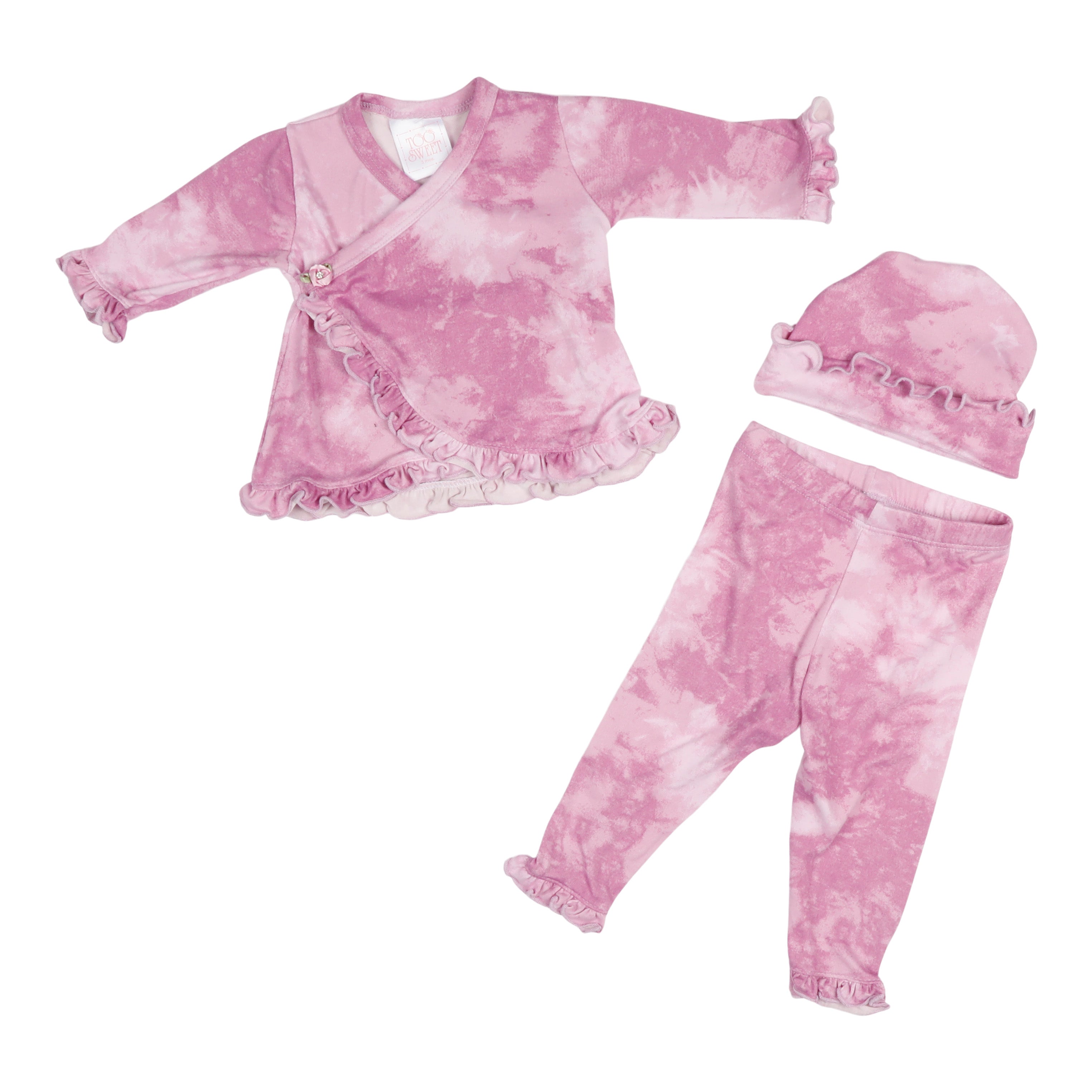 4pc Tullip Tie Dye Swing Take Home Set - Denny's