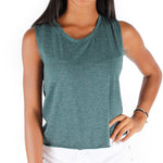 Sleeveless Crop Tank - Denny's