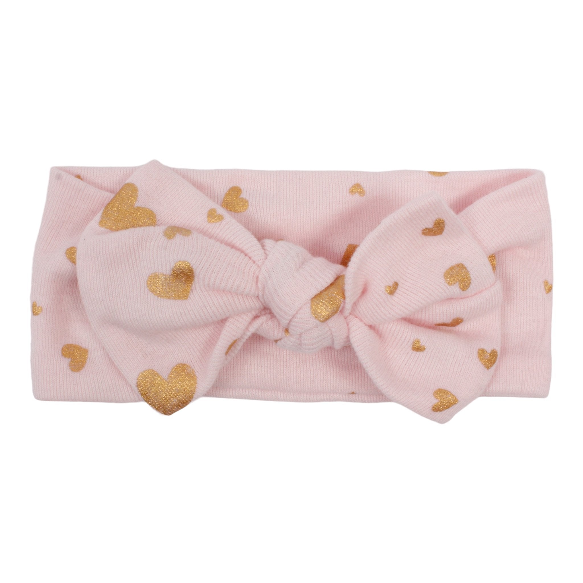 Pink Metallic Heart Headband - Denny's