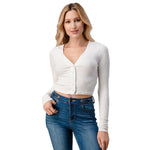 Ribbed Cardigan - Denny's