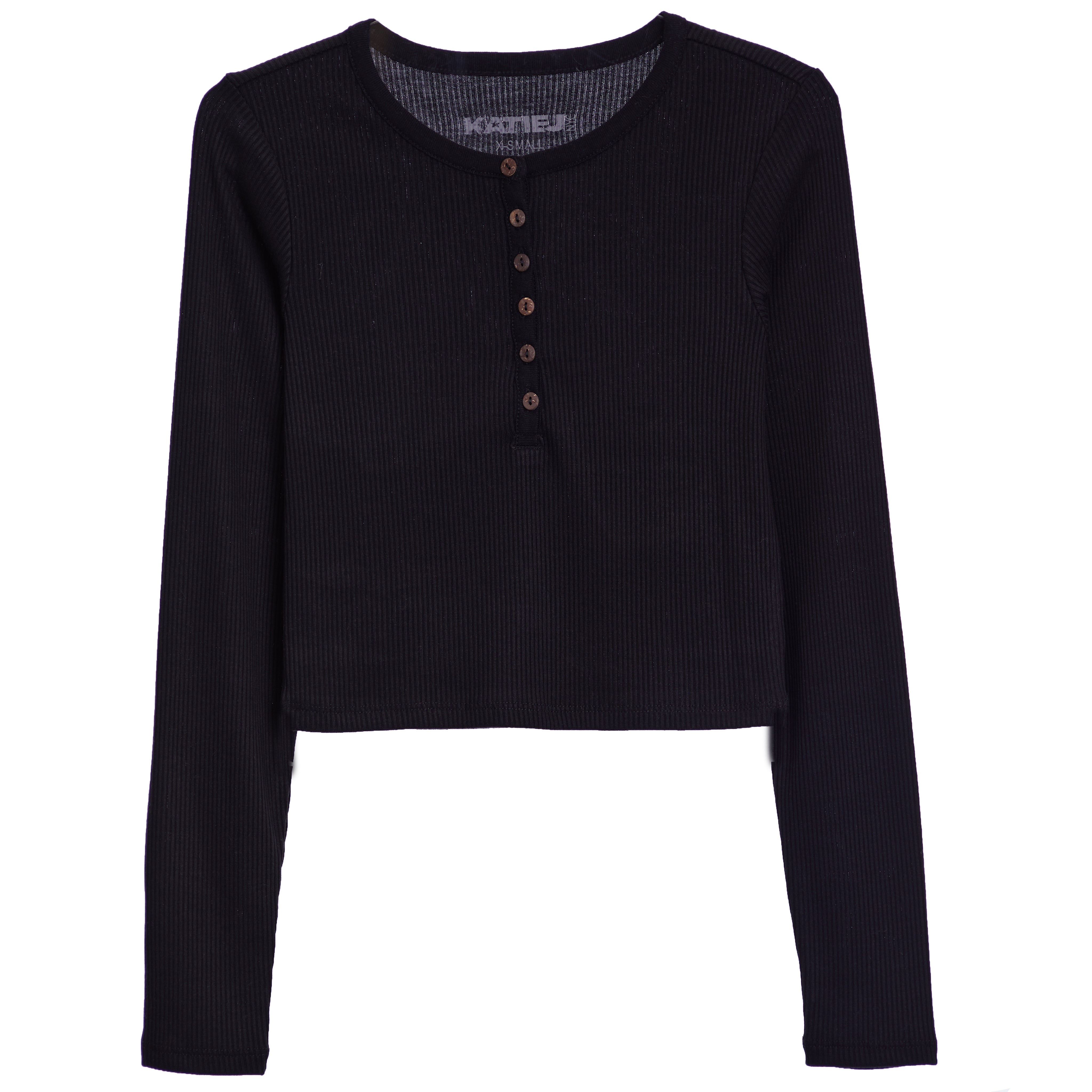 Hannah Ribbed Henley - Denny's