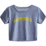Happiness Crop Tee - Denny's