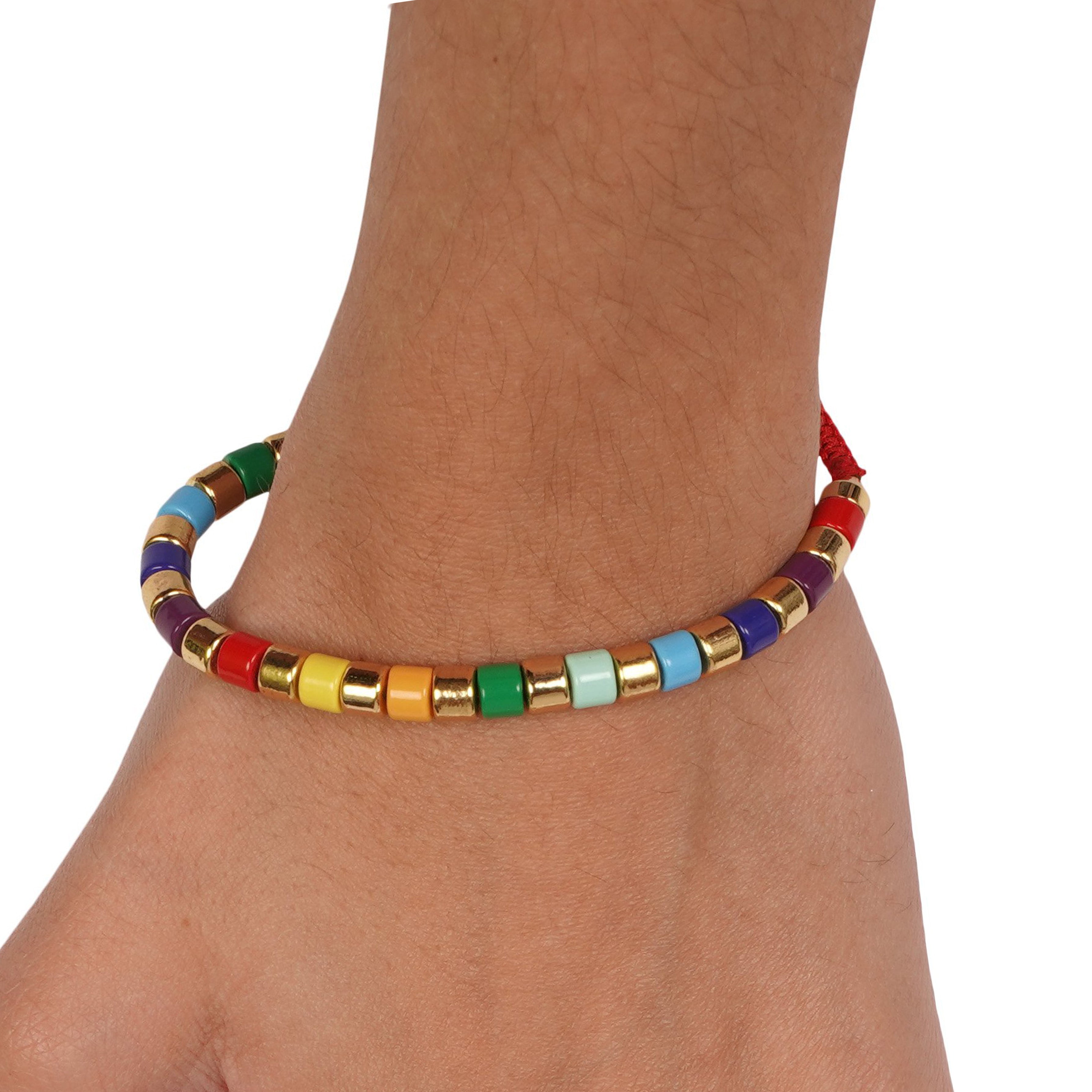 Medium Rainbow & Gold Bracelet - Denny's