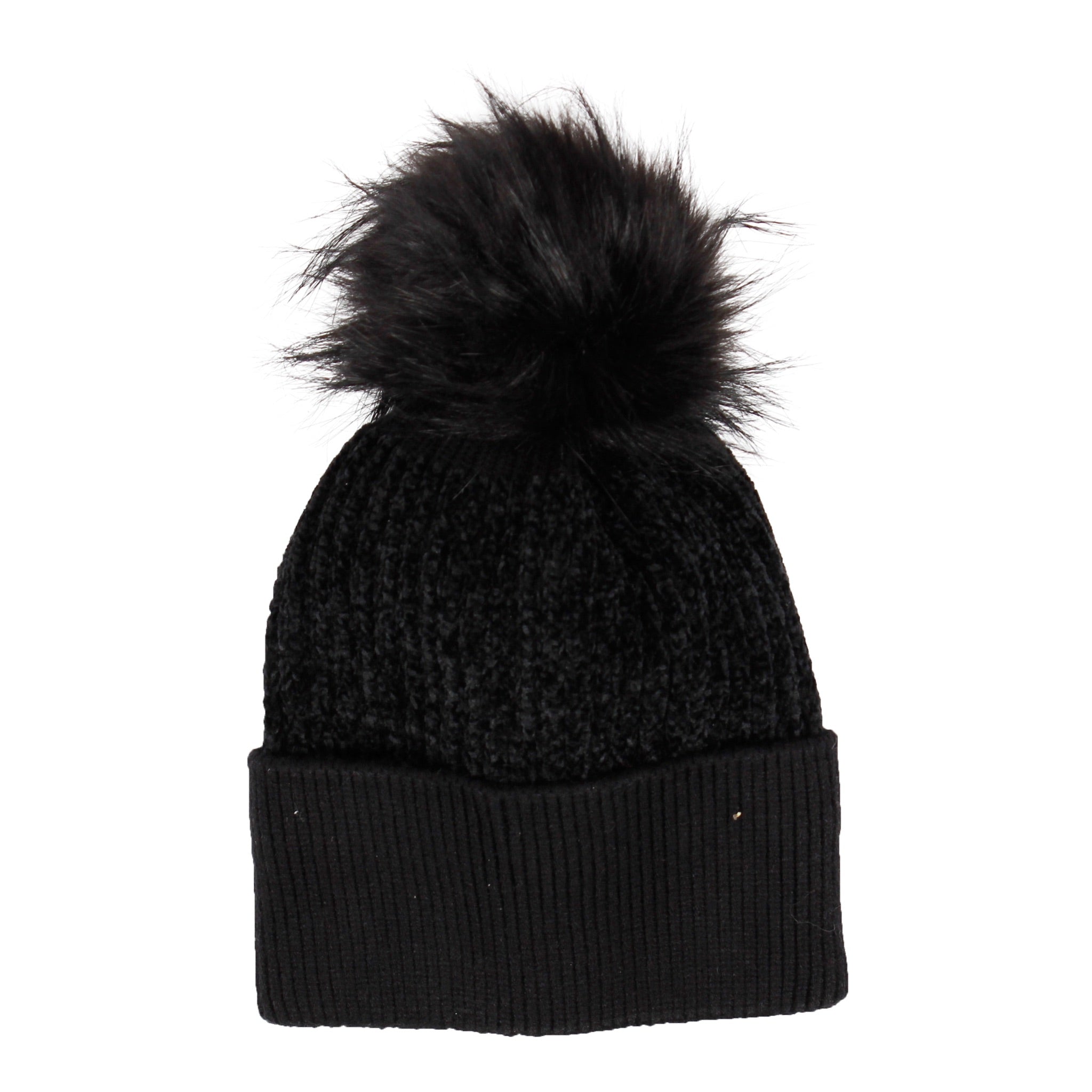 Chanile Hat with Pom - Denny's