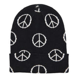 Peace Sign Knit Hat - Denny's
