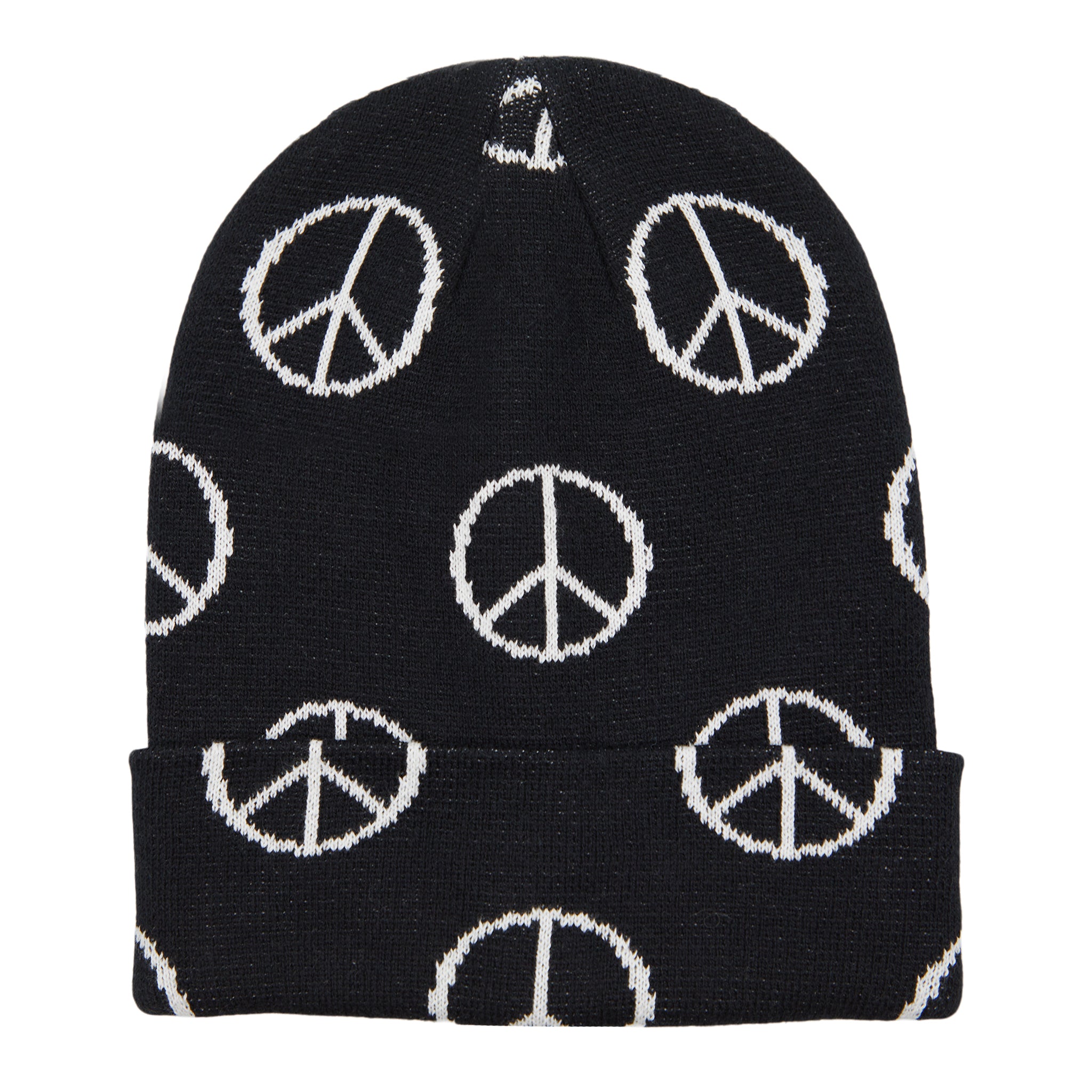 Peace Sign Knit Hat - Denny's